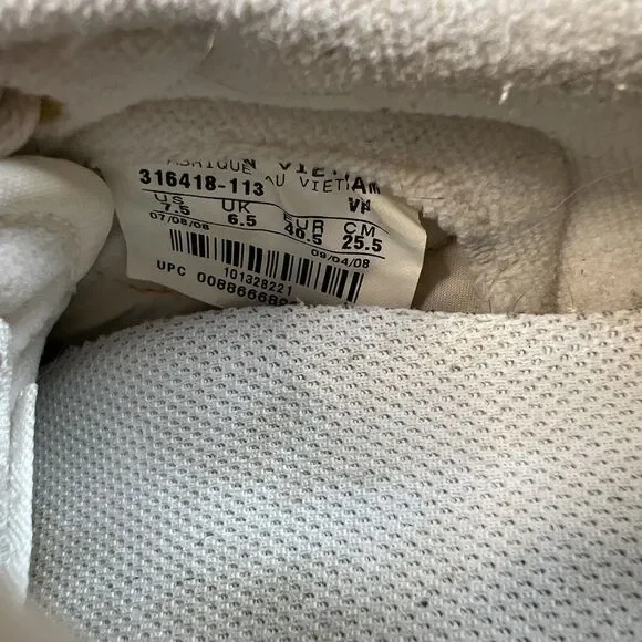 Nike Cortez 72 ‘08 Mens Size 7.5 White Leather Low Top Athletic Shoes 316418-113 - Picture 12 of 12